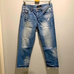Joe Fresh Boyfriend Ample Distressed Jeans Size 27 (4)